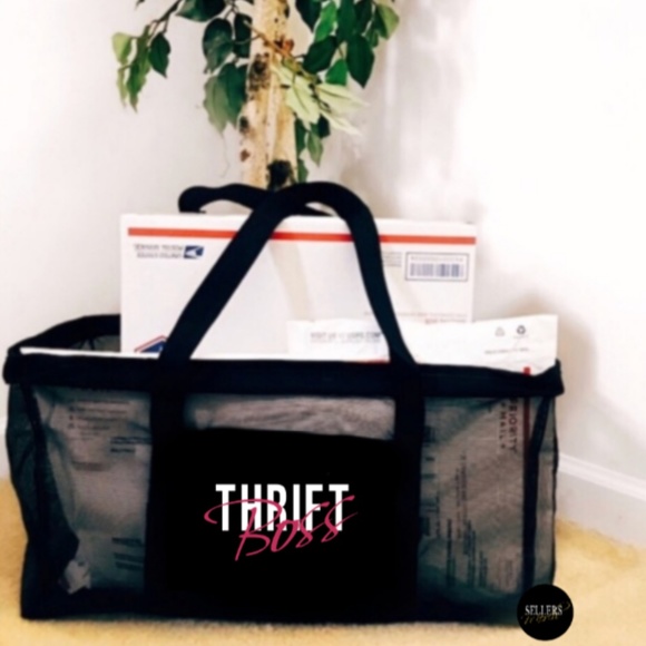 SellersMerch Handbags - Large Shipping Utility Tote (Lay Flat Capability)